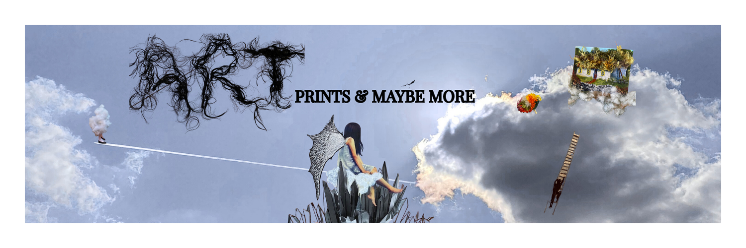 Original hand-embroidered art prints and handmade creations