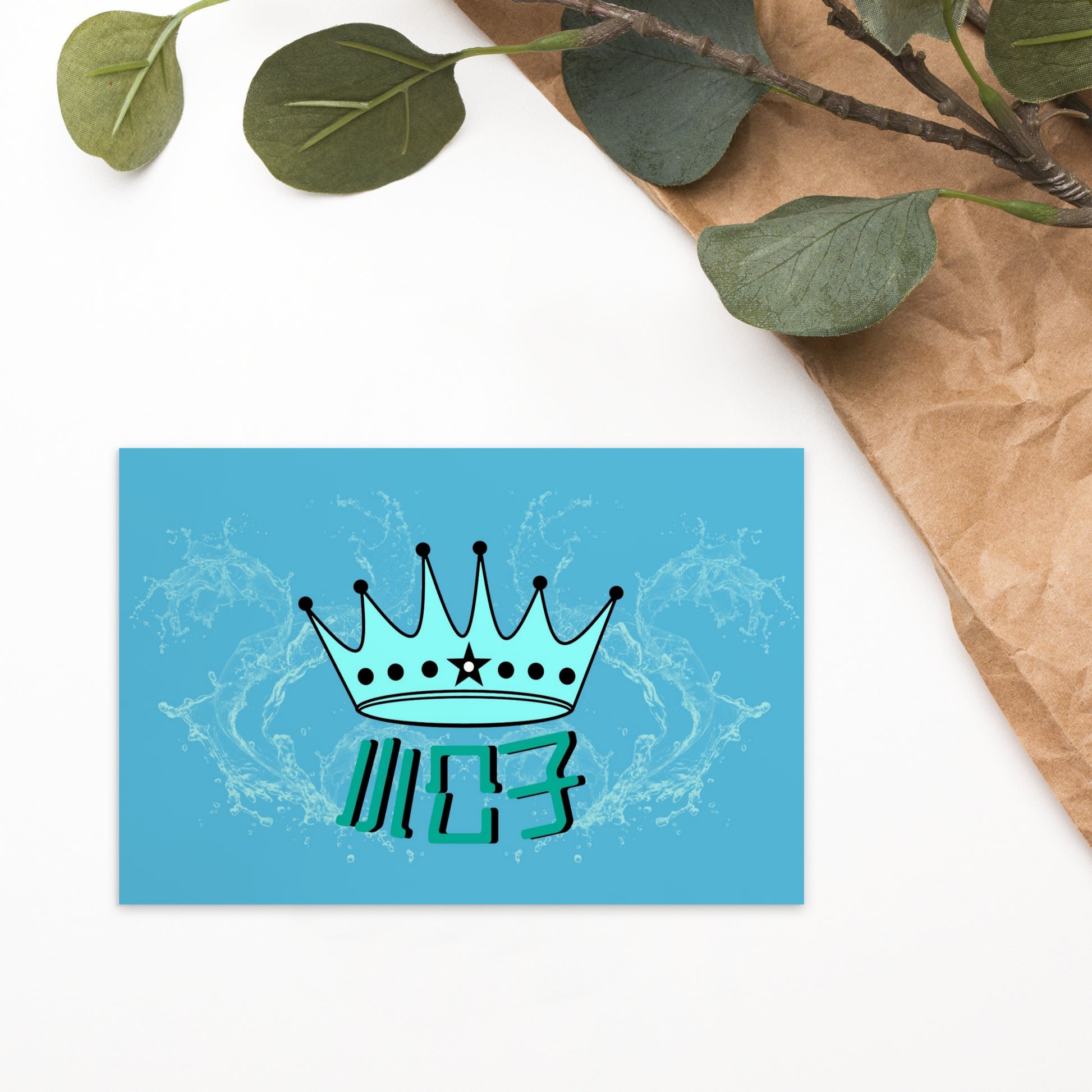 Cantonese flat card with 小公子 meaning Little Prince